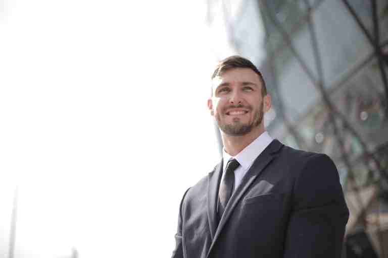 Executive Property Recruitment senior leader overlooking the Sydney Australia skyline, representing high-level real estate leadership, strategic property decision-making, and executive talent in the Australian property industry.